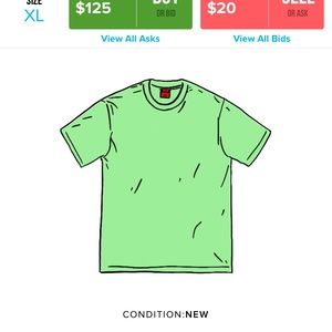 Brand New supreme small box t shirt